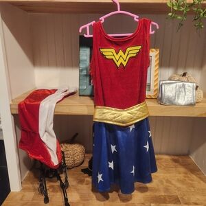 Rubie's Wonder Woman Kids Costume - Red, Blue, and Gold